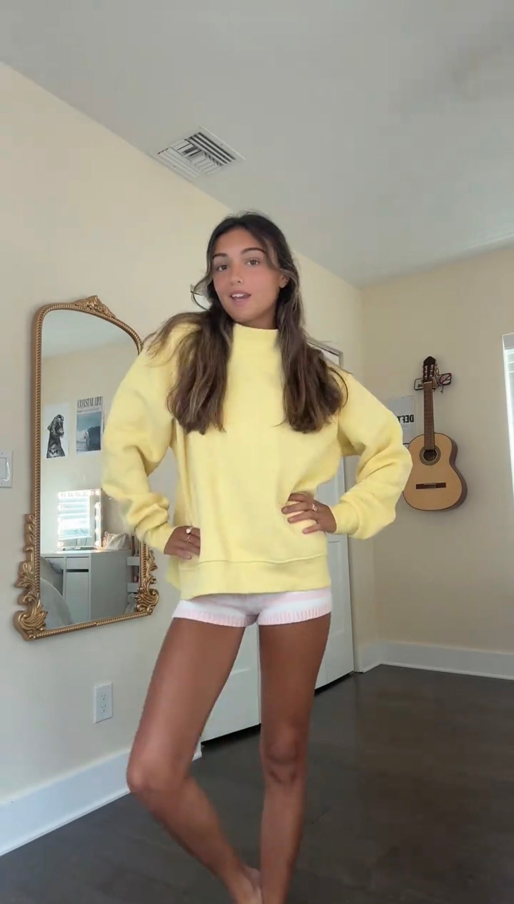 Coastal Glow Mockneck | Banana