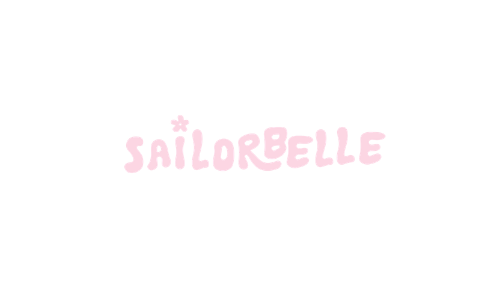 Brand name 'SAILORBELLE' in pink on a white background