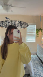 Coastal Glow Mockneck | Banana